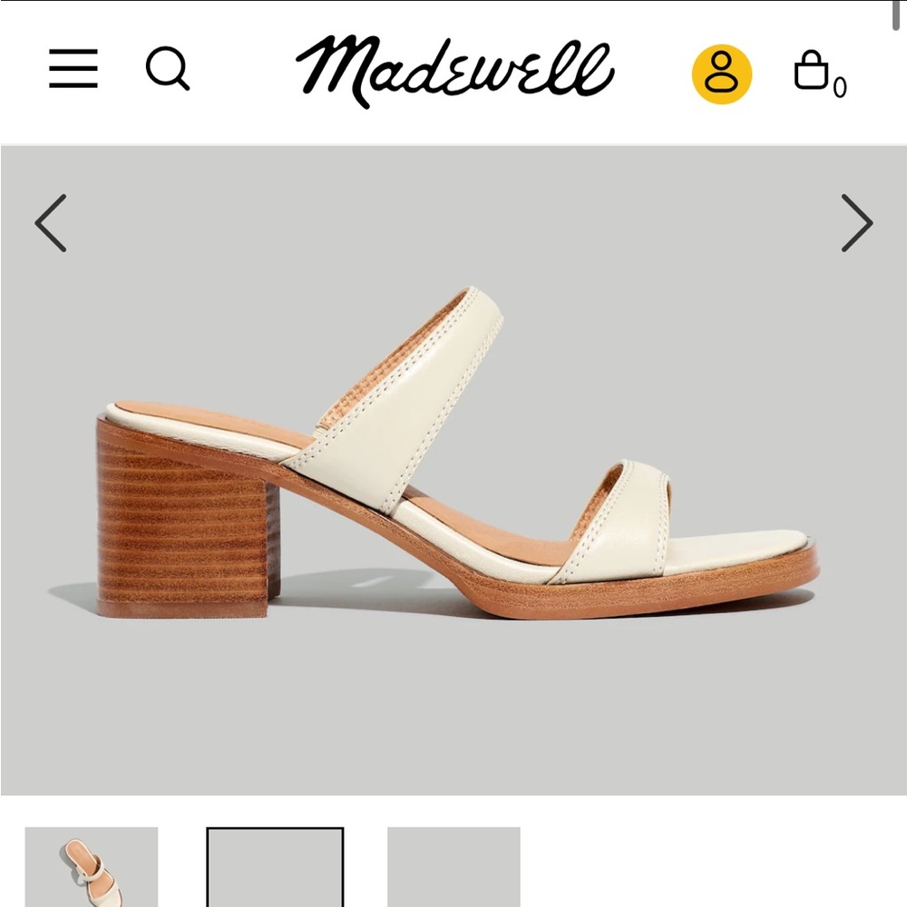 Madewell Saige Double-strap leather sandal